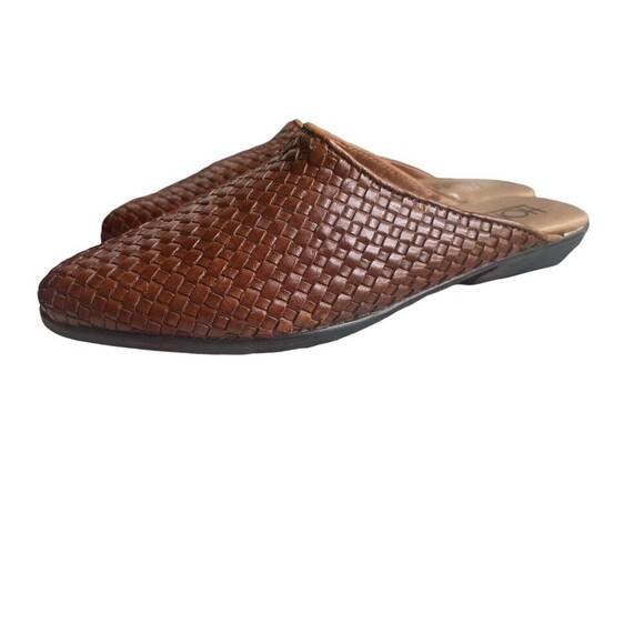 Vintage Honors by Rottles Brown Woven Leather Women’s Shoes/slip On/mules- 5.5 - Picture 7 of 11